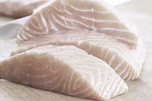 raw salmon fillets